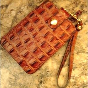 Brahman crocodile leather looking wallet (great for ID and plastic cards).